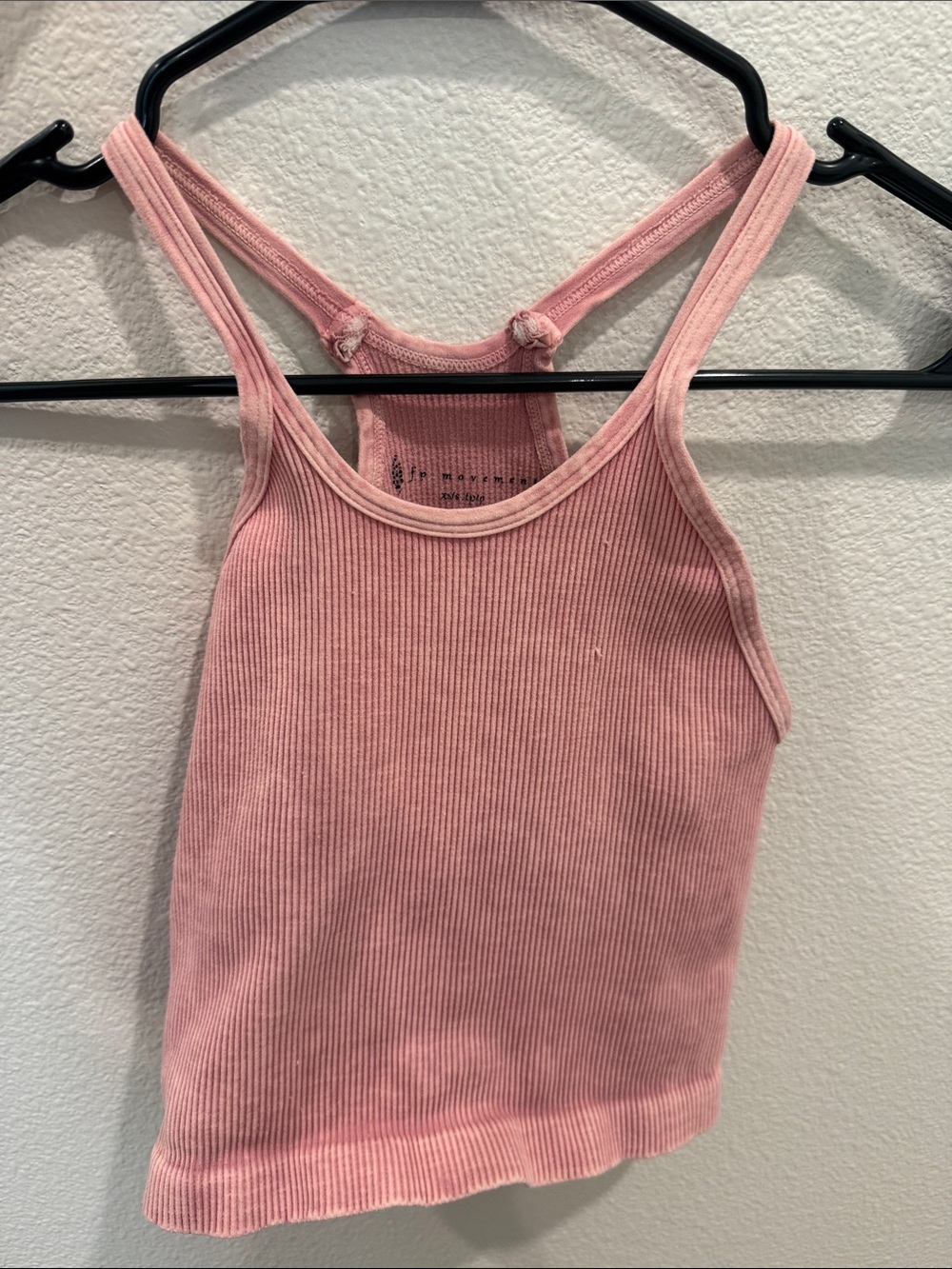 FP Movement by Free People Dusty Pink Ribbed Tank